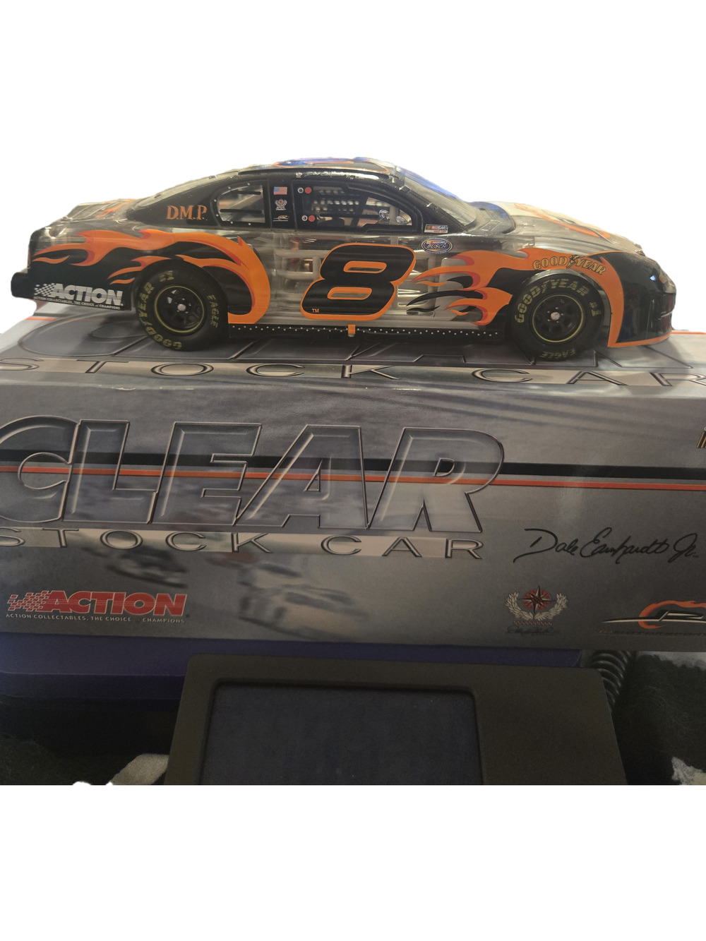Dale Earnhardt Jr 8 DMP Chance 2 Flames 2003 Clear Car 1/24 Action 1/1008